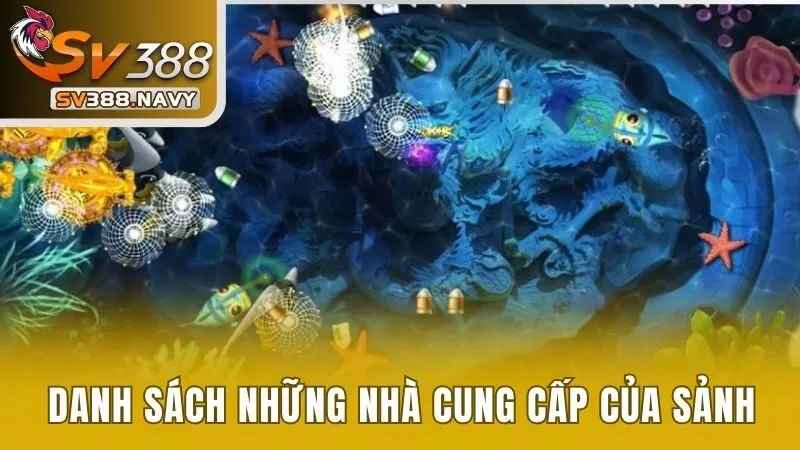 Danh sách những nhà cung cấp của sảnh 